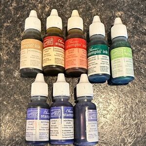 Stampin' Ink refills in retired colors